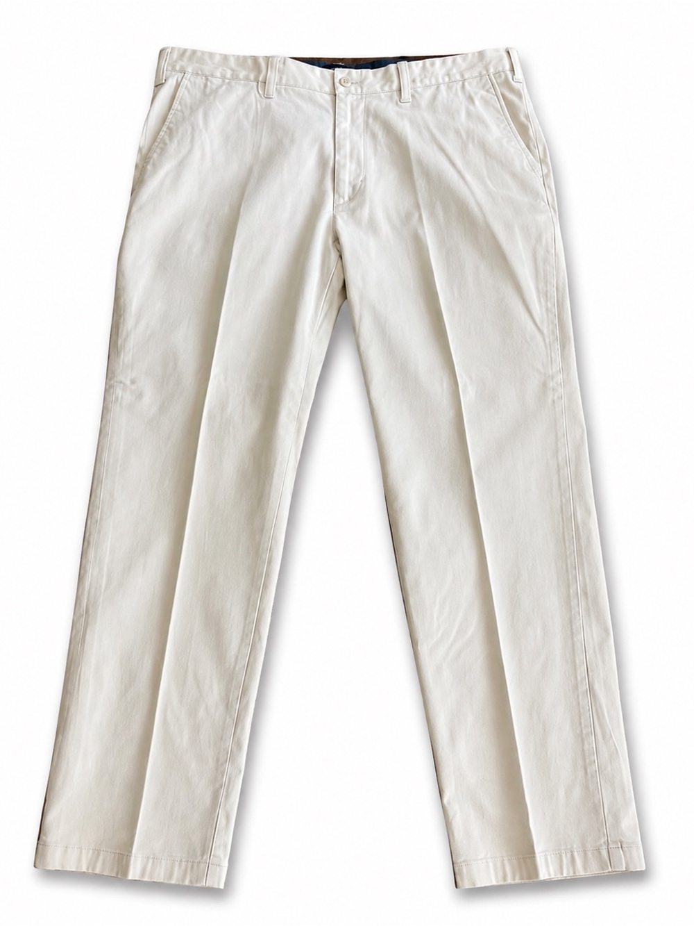 Nautica The Deck Pant Men’s 36x32 Cream Stretch Classic Fit Chinos